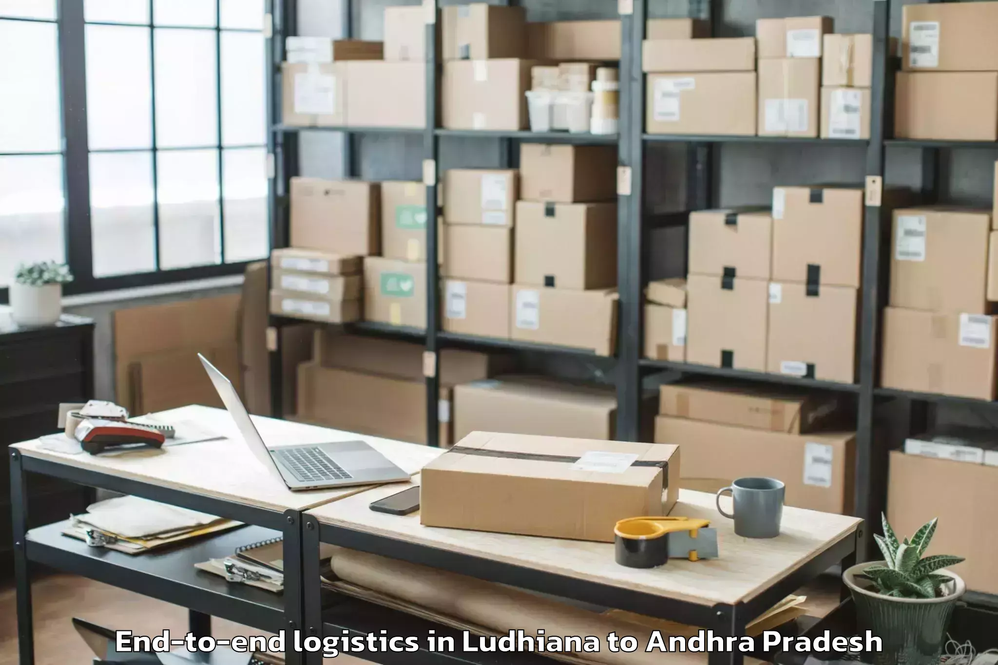 Expert Ludhiana to Konthamuru End To End Logistics